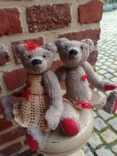 beren maken berenpakketten
patronen herstellen knuffel beer